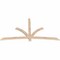 Ekena Millwork Davenport Smooth Timber Gable Bracket, Douglas Fir, 84"W x 45"H x 1 1/2"D x 3 1/2"F, 13/12 Pitch GBW084X45X0204DAV00SDF - alternate 3